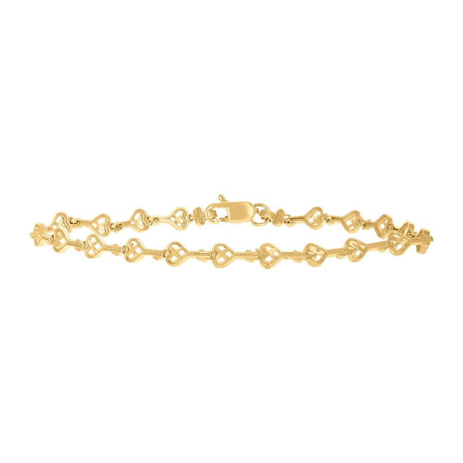 10Kt Gold 8" Bracelet