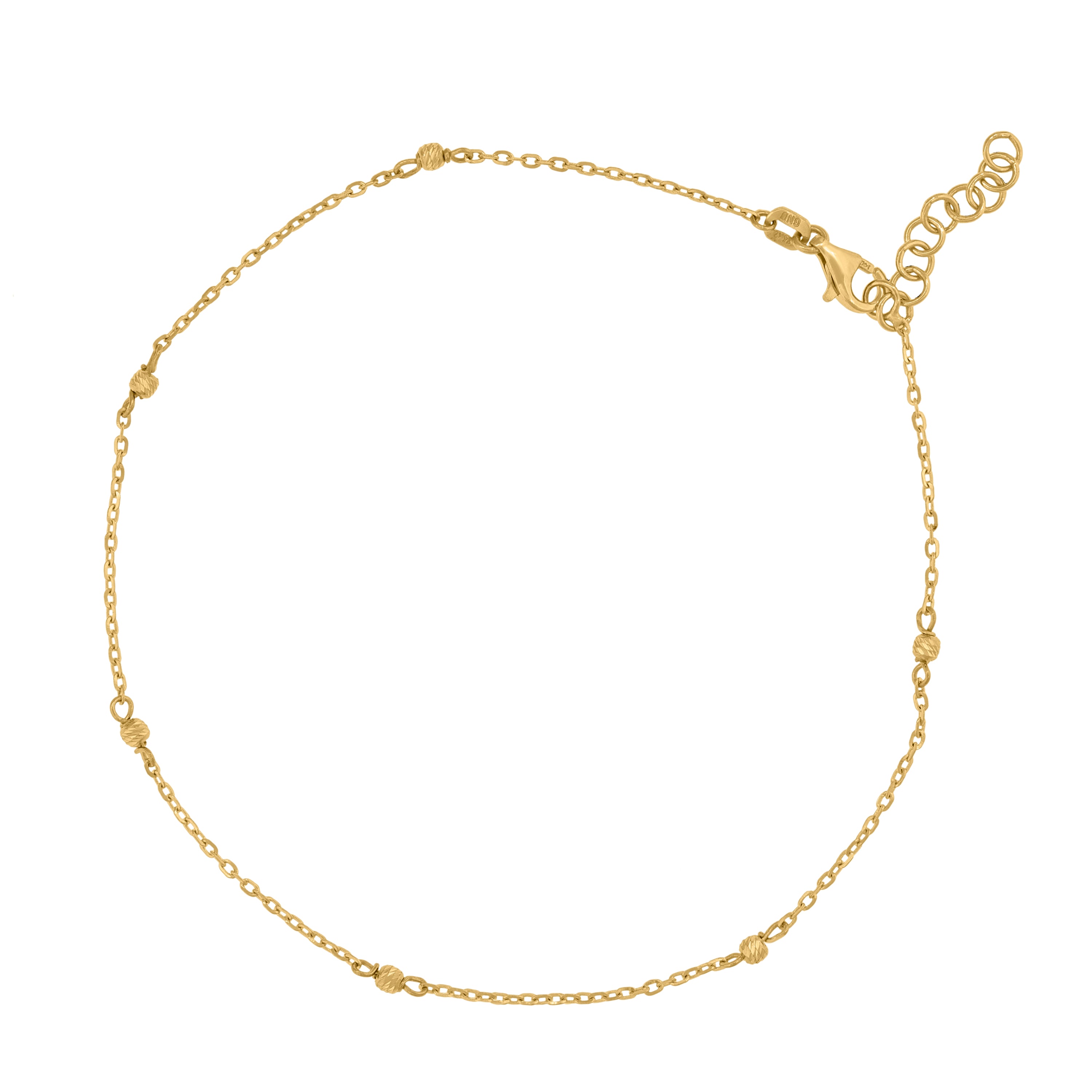 14K Gold Anklet