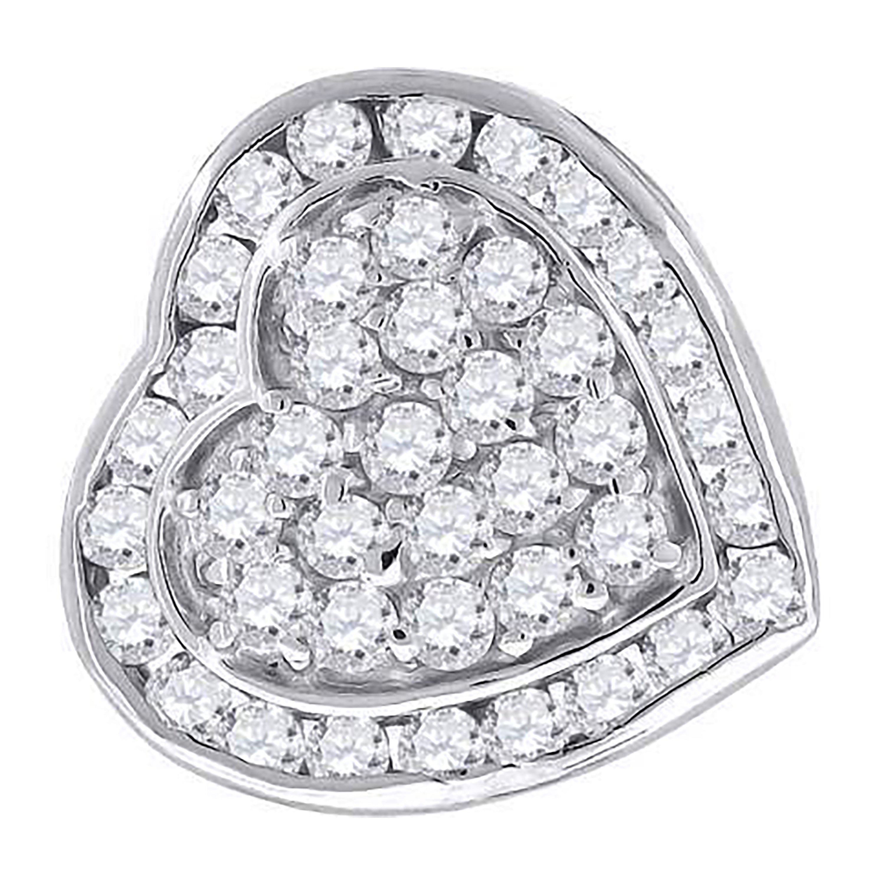 925-Cz Heart Pendant