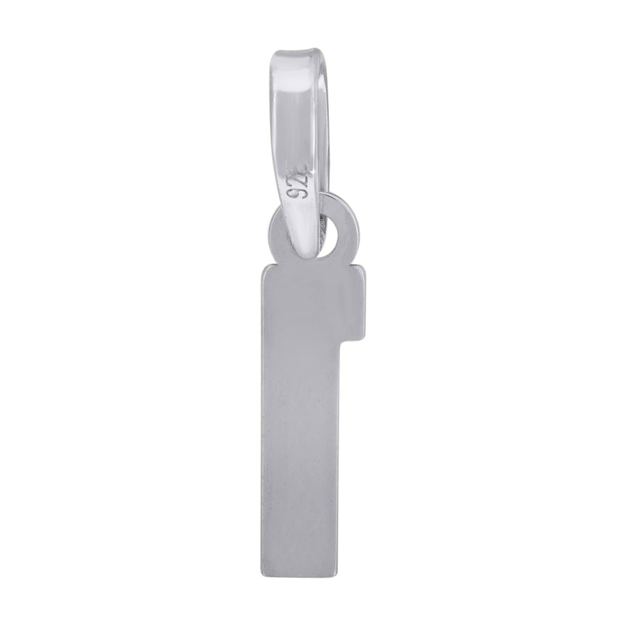 925 Sterling Silver Number Pendant "1"