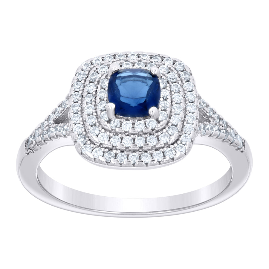 925 Sterling Silver Cz Ring