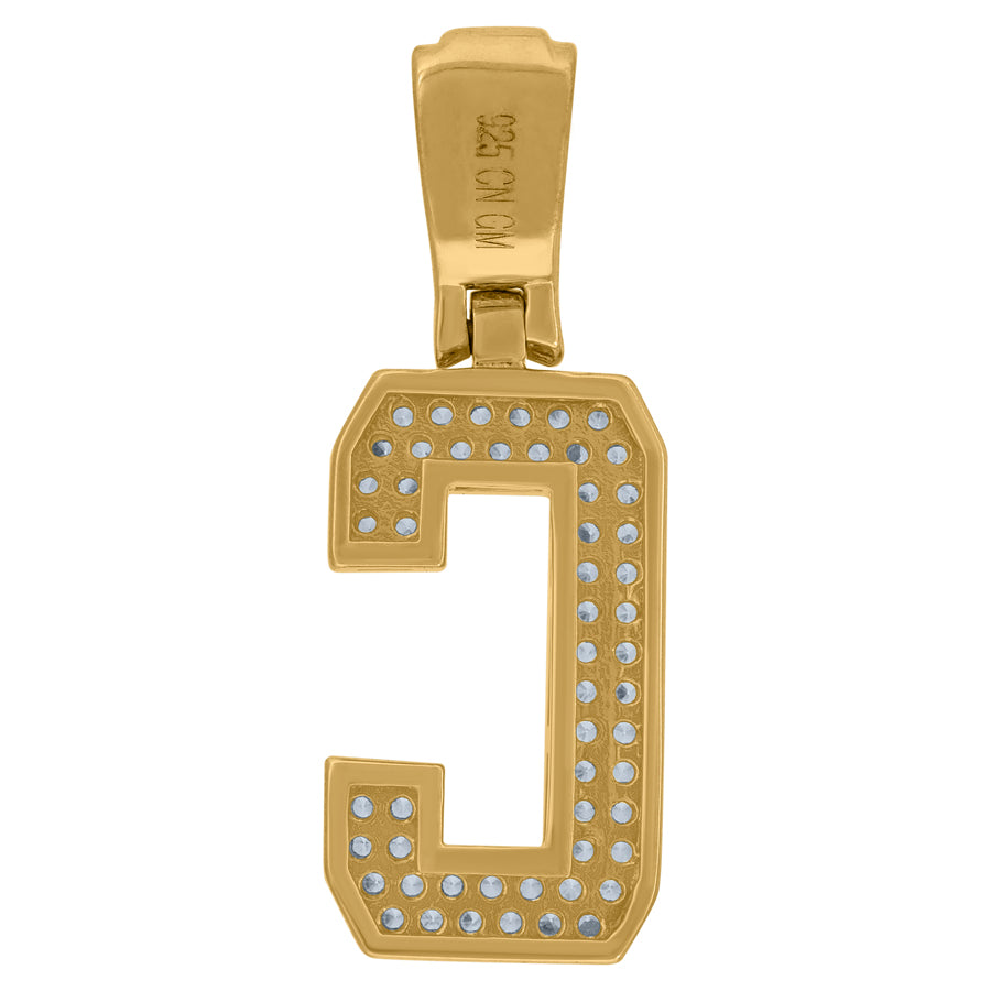 925 Sterling Silver Pendant Inital Letter "C"