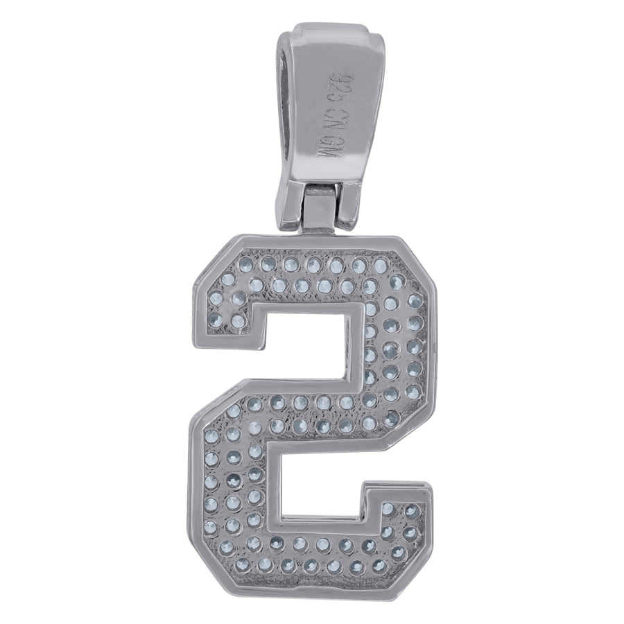 925 Sterling Silver Pendant Inital Letter "S"