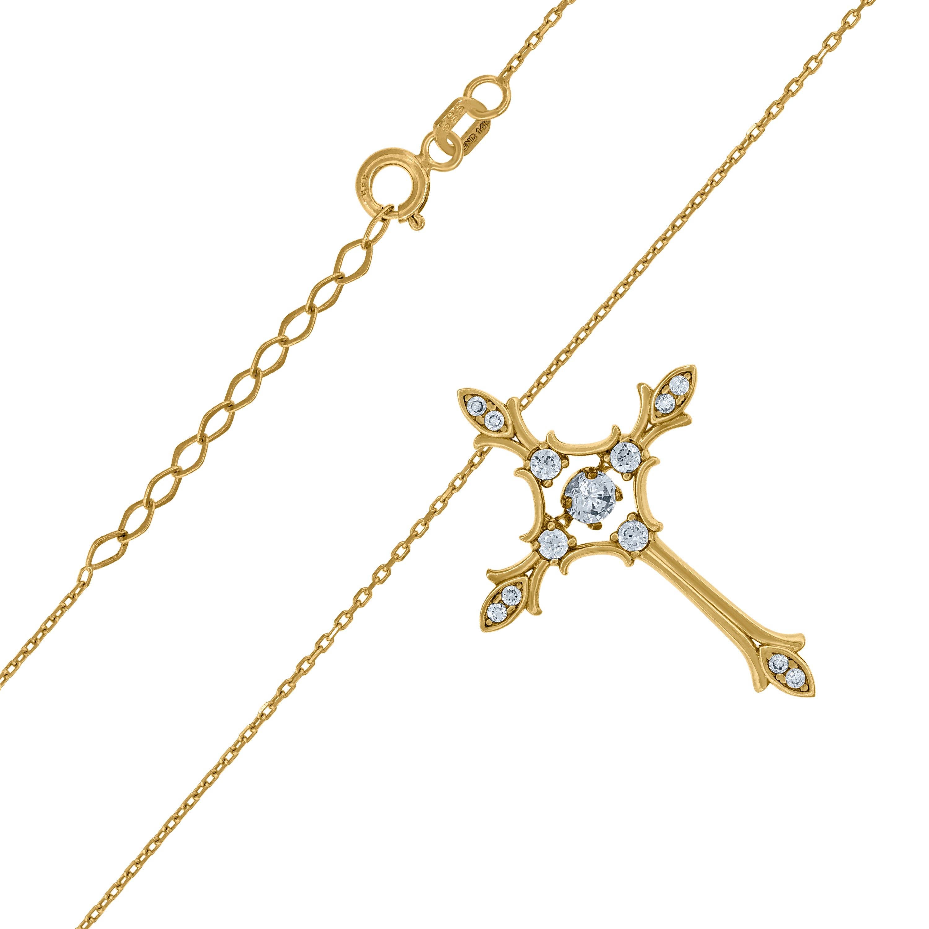 14Kt Gold Fancy Necklace