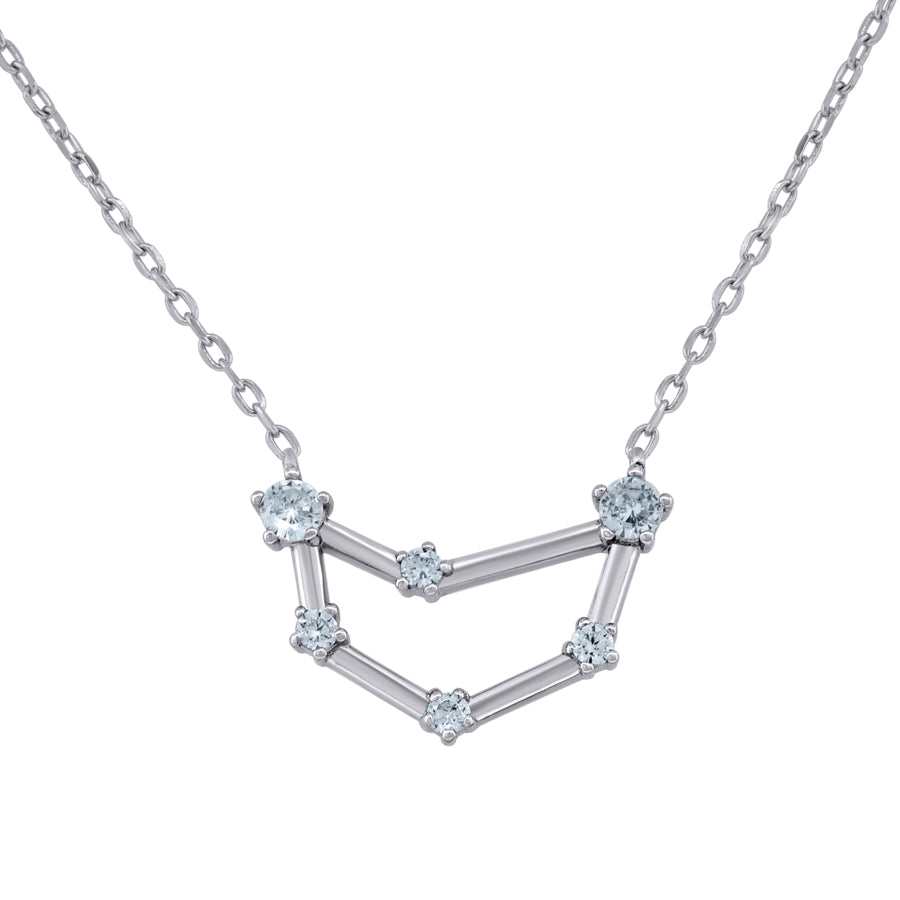 925 Sterling Silver Capricorn 18" Necklace
