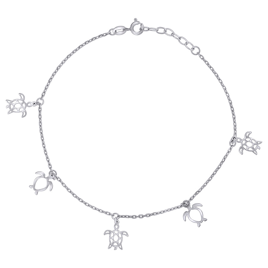 925 Sterling Silver Anklet-10"