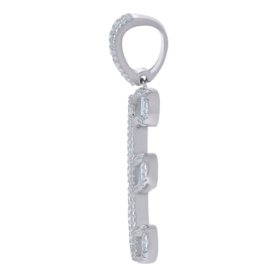 925 Sterling Silver Initial Pendant "E"