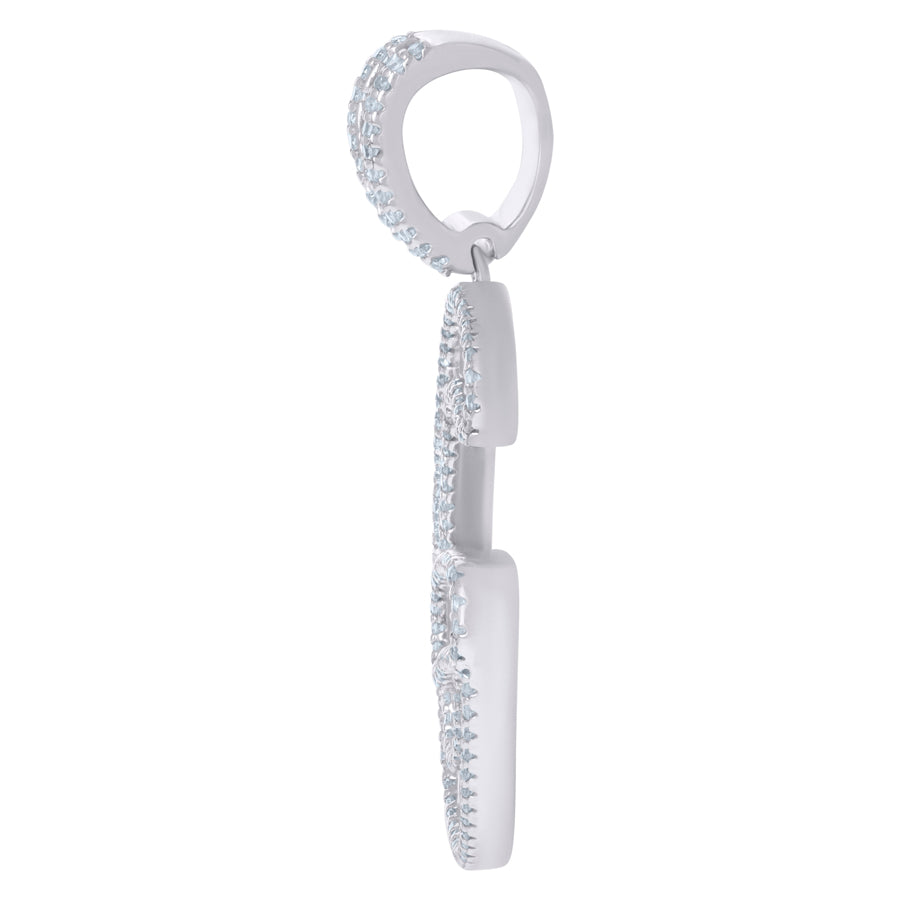 925 Sterling Silver Initial Pendant "G"