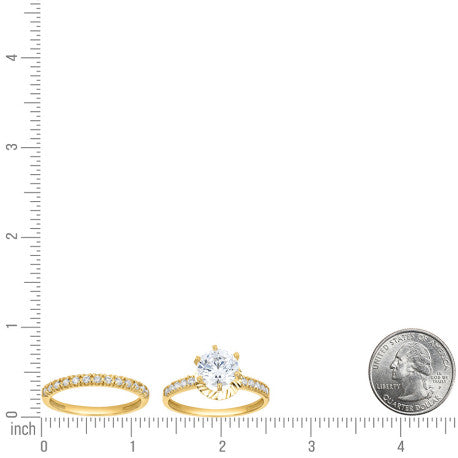 10K Gold Bridal Set