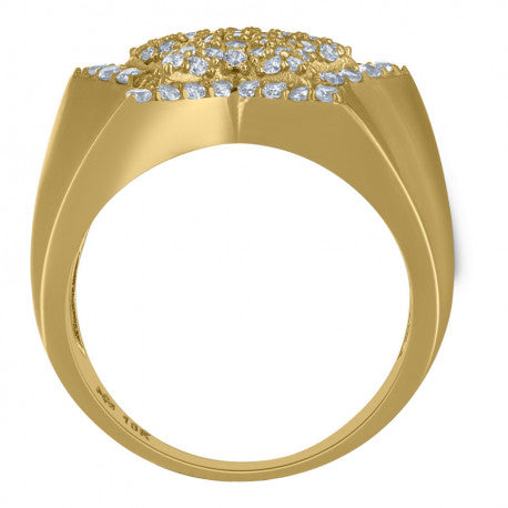 10K Gold Cz Ring