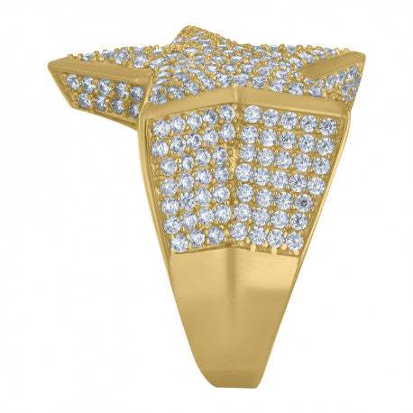 10K Gold Cz Ring
