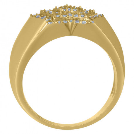 10K Gold Cz Ring