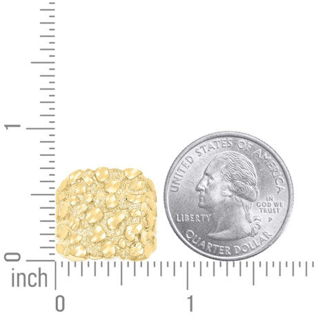 10K Gold Nugget Ring S11
