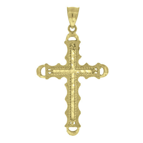 10Kt Cross Charm