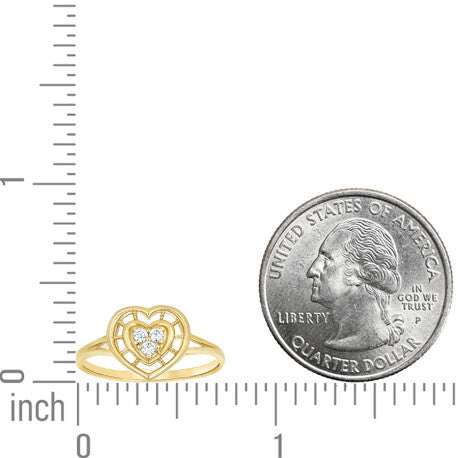 10Kt Cz Ring