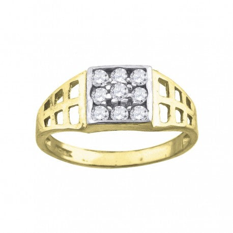 10Kt Cz Ring