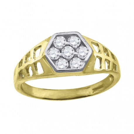10Kt Cz Ring