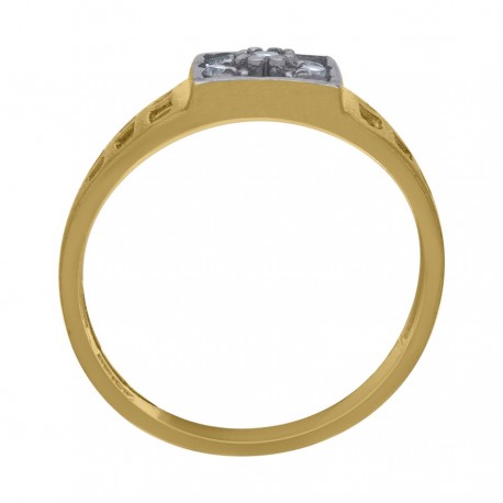 10Kt Cz Ring