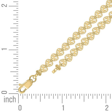 10Kt Gold Bracelet 7"