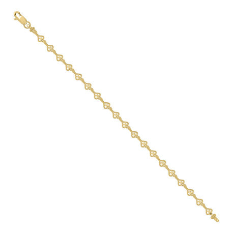 10Kt Gold 8" Bracelet