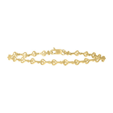 10Kt Gold 8" Bracelet
