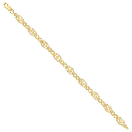 10Kt Gold 8" Bracelet