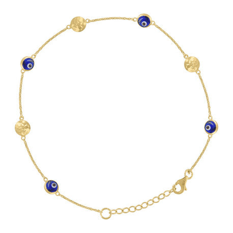 10Kt Gold Anklet 10"