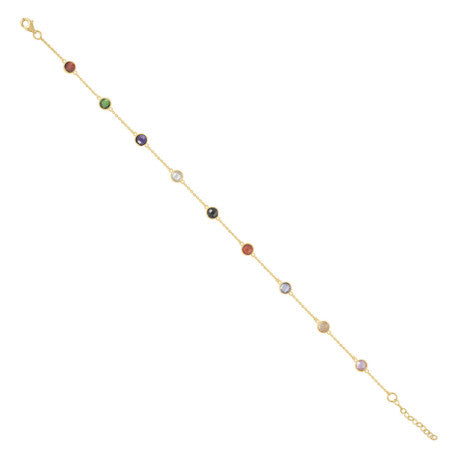 10Kt Gold Anklet 10"