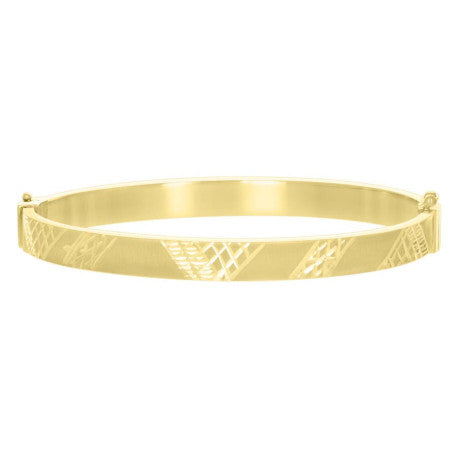10Kt Gold Bangle