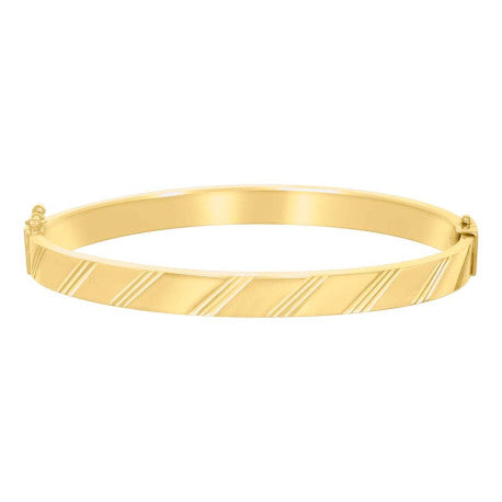 10Kt Gold Bangle