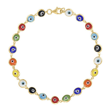 10Kt Gold Bracelet 5Mm-8"
