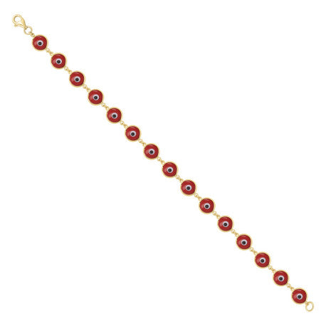 10Kt Gold Bracelet 6Mm-7"