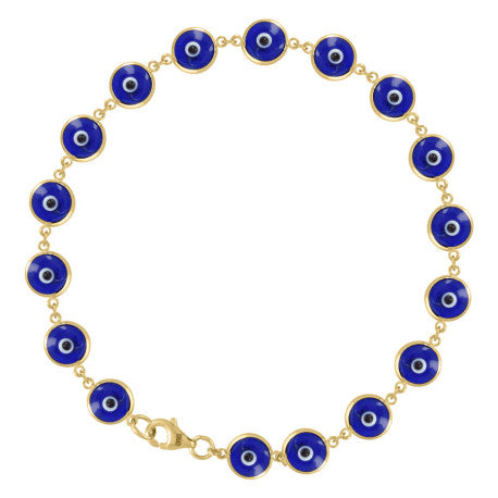 10Kt Gold Bracelet 6Mm-8"
