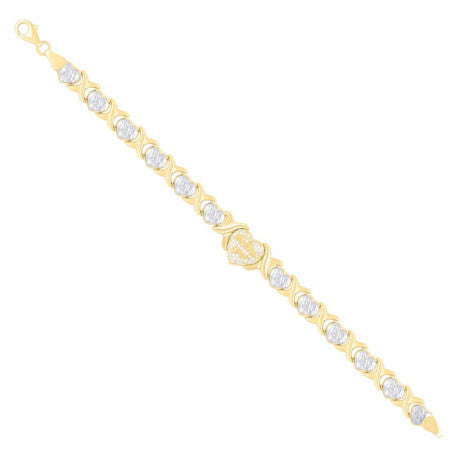 10Kt Gold Bracelet 8"