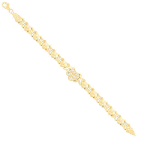 10Kt Gold Bracelet 8"