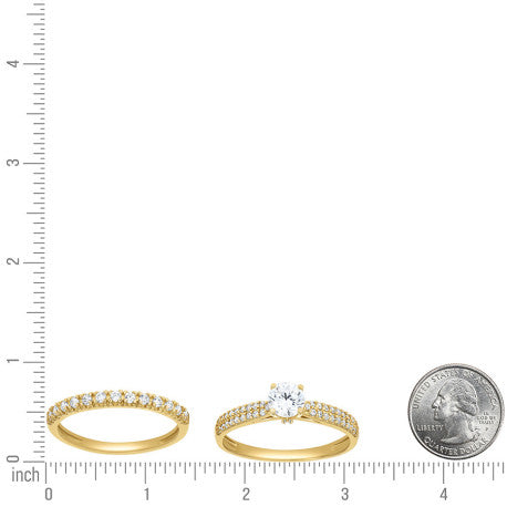 10Kt Gold Bridal Ring