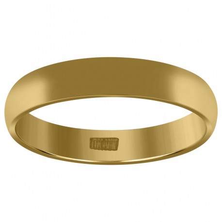 10KT GOLD COMFIT WEDDING BAND 4MM