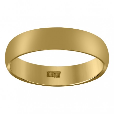 10KT GOLD COMFIT WEDDING BAND 5MM