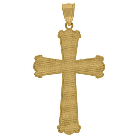 10Kt-Gold Cross Pendant