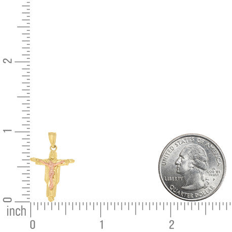10Kt-Gold Cross Pendant