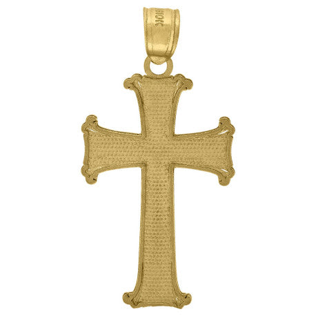 10Kt-Gold Cross Pendant