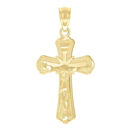 10Kt-Gold Cross Pendant