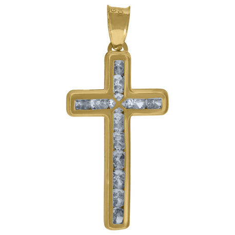 10Kt Gold Cross Pendant
