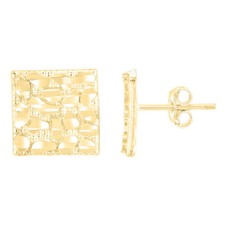 10Kt Gold Cz Earring