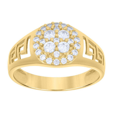 10Kt Gold Cz Ring
