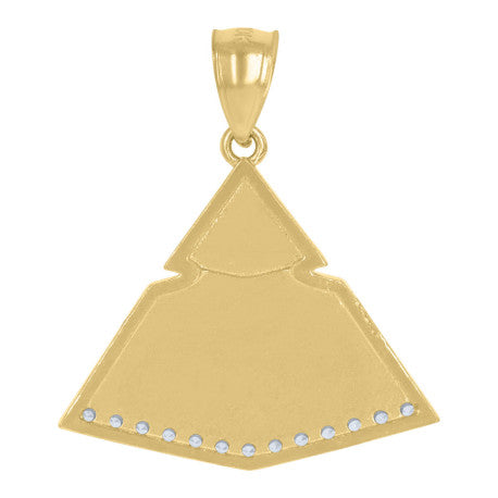10Kt Gold Cz Pendant