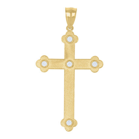 10Kt Gold Cz Pendant