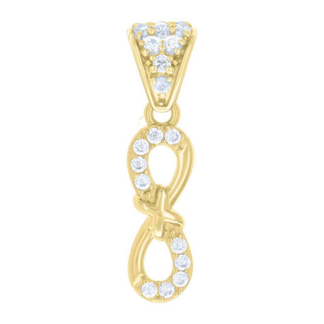 10Kt Gold Cz Pendant