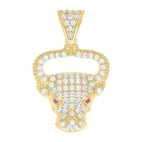 10Kt Gold Cz Pendant