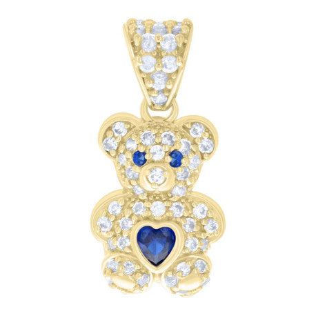 10Kt Gold Cz Pendant